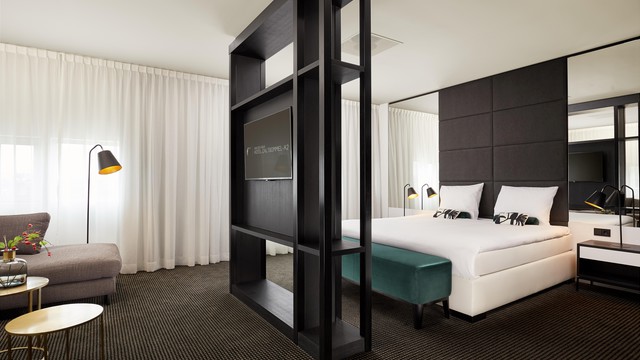 Presidental Suite overzicht bed